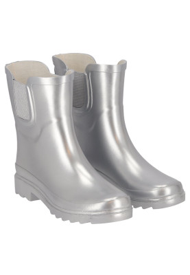 Botte de pluie Chelsea Rubber argent métallisé pour femme de XQ