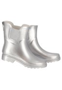 Botte de pluie Chelsea Rubber argent métallisé pour femme de XQ 3