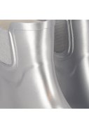Botte de pluie Chelsea Rubber argent métallisé pour femme de XQ 4
