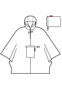 Poncho de pluie Smiley noir et gris par Reisenthel 4