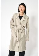 Imperméable / trenchcoat gris pierre Tage de Tantä 4