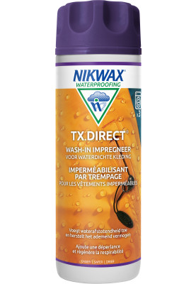 TX Direct de Nikwax, imprégnation par lavage pour vêtements imperméables