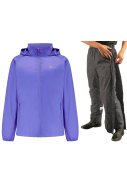 Ensemble pluie Ultraviolet de Mac in a Sac (pantalon à fermeture intégrale)