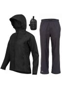 Ensemble de pluie femme noir/anthracite Stow and Go de Highlander 1