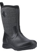 Botte femme Muck Boots Arctic Weekend à carreaux noire