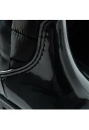 Bottes de pluie noires doublées Fashion pour femme XQ 4