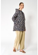 Veste de pluie bleu foncé à motif Magla de Tänta 4