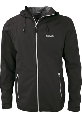 Veste de pluie stretch 4-way noire pour homme Donovan de Pro-X Elements