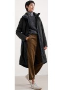 Imperméable femme noir Janelle Coat de Seasalt 3