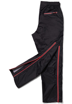 Pantalon de pluie durable noir de Dripp Rainwear