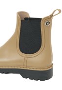 Bottine de pluie beige / noire Druppel de Tantä 2