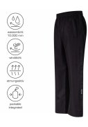 Pantalon de pluie homme extra court noir Logon de Pro-X Elements 3