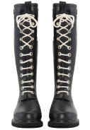 Botte de pluie haute noire à lacets d'Ilse Jacobsen 4