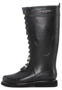 Botte de pluie haute noire à lacets d'Ilse Jacobsen 6