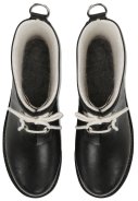 Botte de pluie basse noire à lacets d'Ilse Jacobsen 6