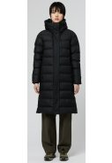Veste de pluie puffer longue noire Glaze de Tantä 7