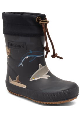 Bottes de pluie/d'hiver noires Requin de Bisgaard