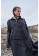 Poncho de pluie noir taille unique à manches par Ilse Jacobsen 6