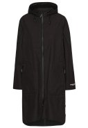 Manteau imperméable Softshell A-ligne noir par Ilse Jacobsen