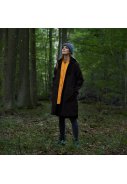 Manteau imperméable Softshell A-ligne noir par Ilse Jacobsen 2